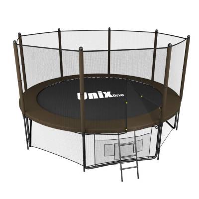 Батут Unix line Black&amp;Brown 10 ft outside 