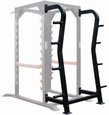 Опция для SL7009: элемент для хранения дисков Aerofit SL7009OPT Крепкая безопасная структура для удерживания дисков.

Четыре пары держателей для дисков.

Рама чёрного цвета.
