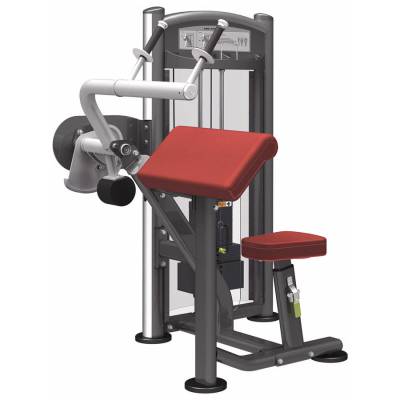 Трицепс Aerofit IT9323 Трицепс Aerofit IT9323 Тренажёр является воплощением профессионализма, стиля и надёжности. Обладает устойчивой конструкцией и современным дизайном.
Прочная структура рамы изготовлена из стальных труб. Параметры профиля труб: 5×10 см, стенки толщиной 0,3 см. Новейшая технология сварки позволяет достичь наивысшей точности.
Новейший порошковый способ покраски рамы позволяет создать лучшее сцепление металла с поверхностью, покрытой лаком.
Размеры – 115,0×113,8×148,5 см;
Весовой стек – 68 кг / 91 кг (150 ф / 200 ф).