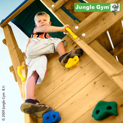 Модуль скала Rock Модуль скала Rock Дополнительный модуль Jungle Gym Rock – идеальный вариант для тех, кто всегда стремится вверх и готов покорить любые вершины!
Размеры (ДхШхВ): 260 х 240 х 220 см.
Допустимое количество детей - 2.