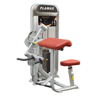 Бицепс/Трицепс Aerofit PL9023 Plamax &ndash; это профессиональное спортивное оборудование, которое является компактным, высококачественным и отлично используется в небольших спортзалах и фитнес центрах.

Плавный, обтекаемый профиль.

Мягкие детали (сидение, подушка для руки) имеют удобную и комфортную форму.
