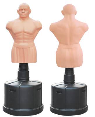CENTURION Boxing Punching Man-Medium.jpg Водоналивной манекен Centurion Boxing Punching Man-Medium TLS-B01H (бежевый) Новая модель водоналивных мешков CENTURION от DFC.
Спина у данной модели защищена, и по ней можно наносить удары.
Кожа изготовлена из высокопрочного пластизоля (artificial Rubber mix with PVC).
Полная высота: 178 см, не регулируется.
Объем основания: 100 литров (можно засыпать песок,гравий).