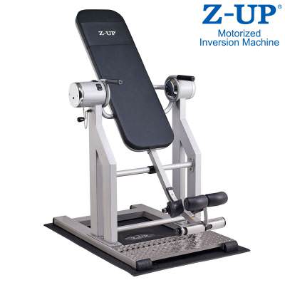 Инверсионный стол Z-UP 2S Инверсионный стол Z-UP 2S.
Цвет: серебристо - черный.
Регулировка под рост пользователя: от 145 до 198 см .
Вес пользователя: до 136 кг.
Размер в рабочем виде: 95 х 199 х 220 см.
Мотор: DC 24В, AC 220В, 120Вт,0,9 об/мин.
Угол вращения спинки: от 53 до 93 градусов.
Размер упаковки: 92 х 136 х 42 см.
Масса: 72 кг.
