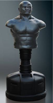 Man-Medium CENTURION.jpg Водоналивной манекен Adjustable Punch Man-Medium Centurion TLS-H03 (чёрный) Новая модель водоналивных мешков CENTURION от DFC (черный).
Мешок для отрабатывания ударов со всех сторон.
Спина у данной модели защищена, и по ней можно наносить удары.
Реалистичный человекоподобный манекен.
Объем основания: 90 литров.
Полная высота: регулируется от 150 - 180 см.
Гарантия 6 месяцев.