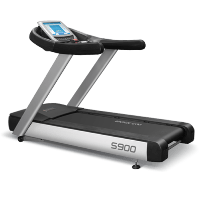Беговая дорожка BRONZE GYM S900 TFT (Promo Edition) Беговая дорожка BRONZE GYM S900 TFT разработана для эксплуатации в клубах со средней и повышенной проходимостью.
Построена на тяжелой платформе коммерческого уровня, общий вес тренажера составляет серьезные 206 кг.
Двигатель: 4.5 л.с. Fuji Electric (переменный ток)
Скорость: 1 - 20 км./ч.
Беговое полотно: 3.0 мм. профессиональное Habasit NVT-256.
Размер бегового полотна: 150х53 см.
Регулировка угла наклона: электрическая.
Наклон бегового полотна: 0 - 20%.
15-ти дюймовый (37 см.) сенсорный полноцветный LCD дисплей.
Кол-во программ: 13 (в т.ч. пульсозависимые).
Размер в рабочем состоянии (ДхШхВ) 221х92х156 см.
Максимальный вес пользователя: 200 кг. 
Гарантия: 2 года.
