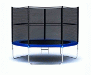 Батут Moove&Fun 14 фт. с защитной сеткой и лестницей MFT-14FT-4