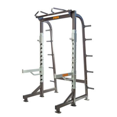 Силовая рама Aerofit А22 Надёжная и прочная структура тренажёра.
Тренажёр имеет небольшие и удобные габариты.
Сменные оцинкованные скобы U-образной формы создают максимальную защиту.
Имеется турник с разнообразными рукоятками, что даёт возможность выполнять множество разных упражнений.
Вес: 216 кг.
Размеры: 145,0х166,0х245,0 см.
