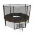 Батут Unix Line 8 ft outside (2,44 м) Black&Brown с сеткой и лестницей - Батут Unix Line 8 ft outside (2,44 м) Black&Brown с сеткой и лестницей