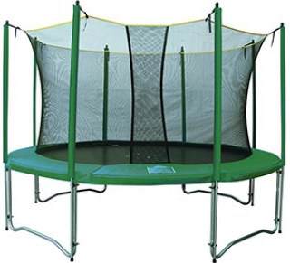 Батут Tramp Fun Tramp 6' (комплект) Батут Tramp Fun Tramp 6' (комплект) Батут Fun Tramp 6' диаметром 1,8 метра с защитной сеткой.
Предназначены для занятий аэробикой, прыжками, бегом.
Рама состоит из 1,5 мм гальванизированной стали.
Соединение с рамой - 48 пружин, длиной 17,5 см.
Основание батута: три "W" - образных ноги.
Максимальная нагрузка на батут: 120 кг.
