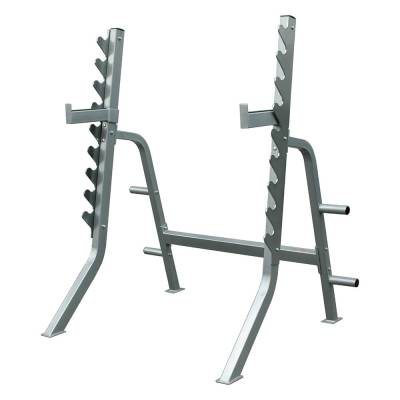 Стойка для приседаний Aerofit IFSS Стойка для приседаний Aerofit IFSS Прочный конструктив рамы изготовлен из стальных труб, которые обеспечивают тренажёру износоустойчивость и надёжность.
Параметры профиля труб: 60×60×2,5 мм, 51×76×2,5 мм.
Новейшая роботизированная технология сварки позволяет достичь наивысшей точности.
Две пары держателей для дисков.
Девять позиций для штанги.